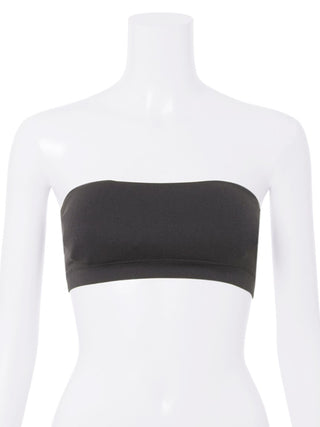 Cup-in Tube Top in black, A Premium, Fashionable, and Trendy Women's Tops at SNIDEL USA