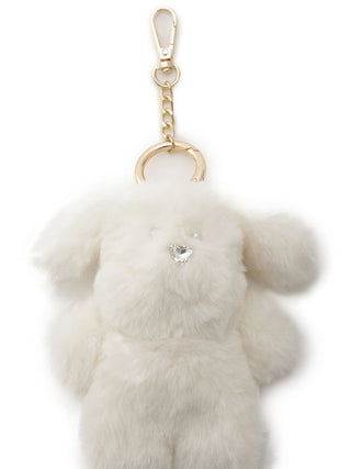 White Motif Charms Front View