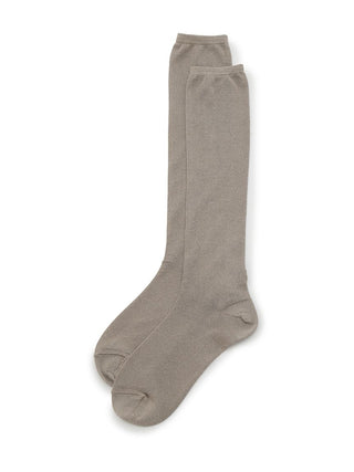 Glitter Socks in BEIGE, Premium Women's Socks at SNIDEL USA.