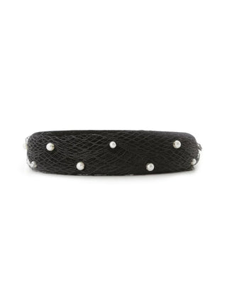 Embellished Headband in Black, Premium Women's Hair Accessories at SNIDEL USA