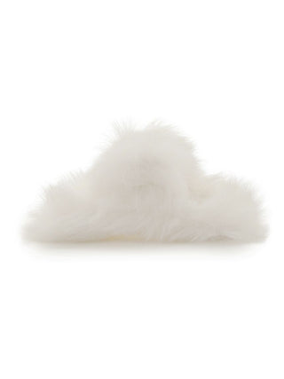 Logo Fur Hair Clip