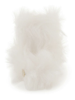 Logo Fur Hair Clip