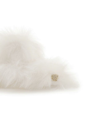 Logo Fur Hair Clip