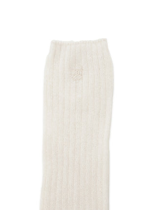 Knee High Socks in Ivory, Premium Women's Socks at SNIDEL USA