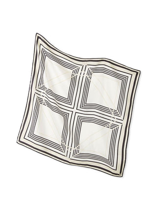 Vintage-Inspired Square Scarf, Premium Women's Fashionable Scarf at SNIDEL USA