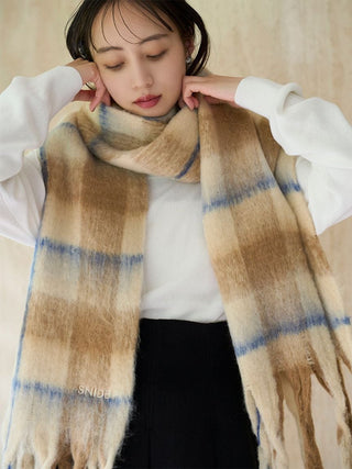 Checked Pattern Scarf