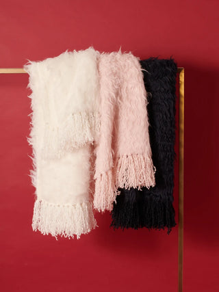 Fluffy Feather Long Scarf