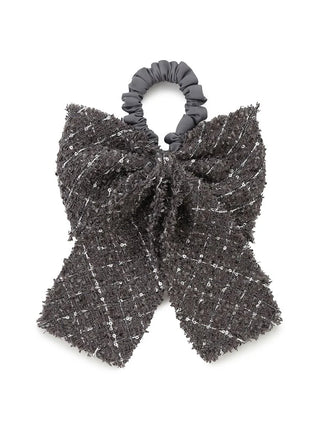 Ribbon Tweed Scrunchie