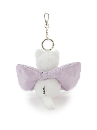 Ribbon Scrunchie with Cat Charm