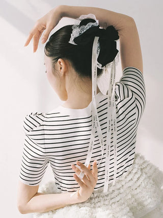 【Chacott】Lace Scrunchie
