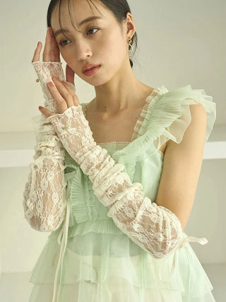 【Chacott】Lace Arm Covers