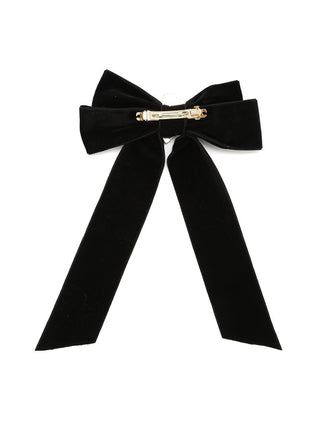 Emblem Ribbon Hair Barrette