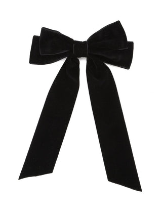Emblem Ribbon Hair Barrette