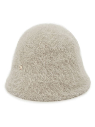 Fabakeha Furry Bucket Hat in beige, Premium Fashionable & Trendy Women's Hats & Headwear at SNIDEL USA