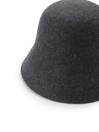 Trendy Winter Wool Bucket Hat in Dark Gray, Premium Fashionable & Trendy Women's Hats & Headwear at SNIDEL USA