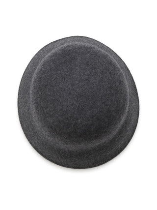 Trendy Winter Wool Bucket Hat in Dark Gray, Premium Fashionable & Trendy Women's Hats & Headwear at SNIDEL USA