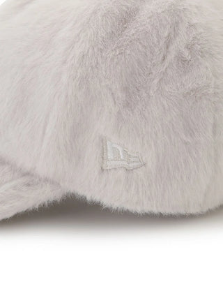 Soft Furry Baseball Hat in Ivory, Premium Fashionable & Trendy Women's Hats & Headwear at SNIDEL USA