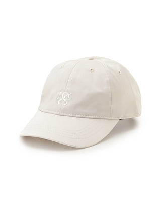 Embroidered Cap Logo in Ivory, Premium Fashionable & Trendy Women's Hats & Headwear at SNIDEL USA