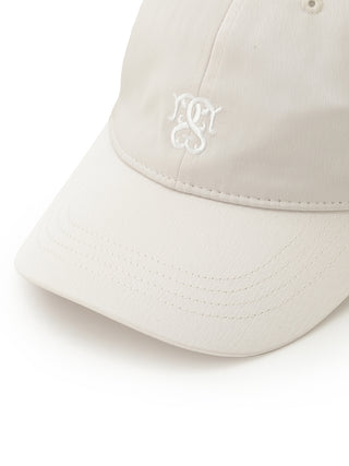 Embroidered Cap Logo in Ivory, Premium Fashionable & Trendy Women's Hats & Headwear at SNIDEL USA