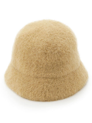 Wool Knit Hat in Light Beige, Premium Fashionable & Trendy Women's Hats & Headwear at SNIDEL USA