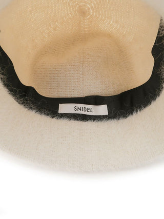 Wool Knit Hat in Ivory, Premium Fashionable & Trendy Women's Hats & Headwear at SNIDEL USA