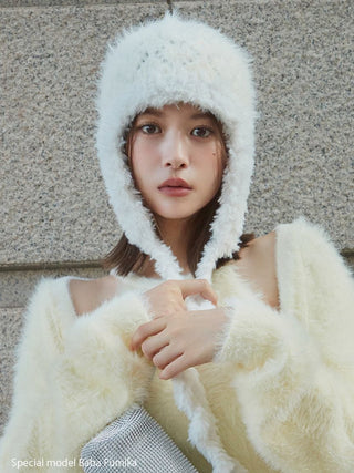 Earflap Knit Cap
