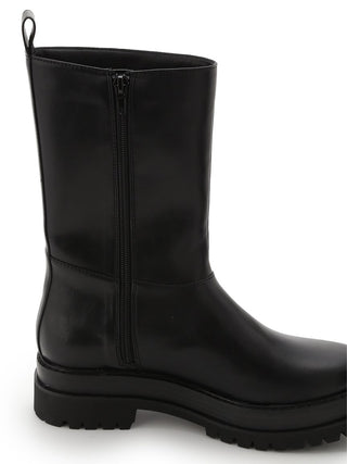 Engineer Half Boots in black, Premium Collection of Fashionable & Trendy Women's Shoes, Boots, Loafers, & Sandals at SNIDEL USA