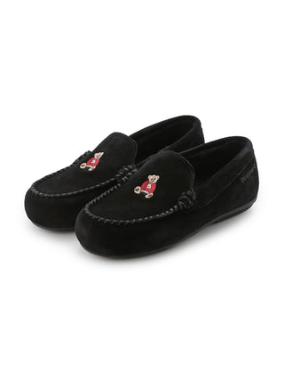 【BEARPAW】Collaboration Moccasins in black, Premium Footwear, Shoes & Slippers at SNIDEL USA.