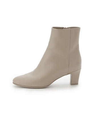 Classic Leather Ankle Boots in Beige, Premium Footwear, Shoes & Slippers at SNIDEL USA