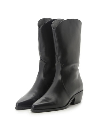 Western Boots in Black, Premium Footwear, Shoes & Slippers at SNIDEL USA