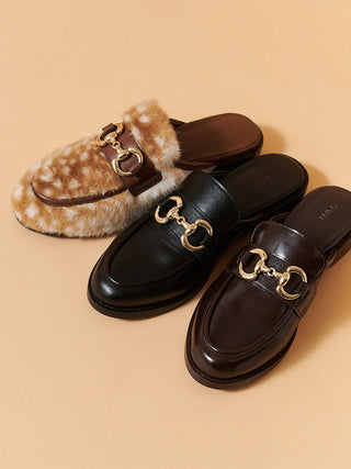 Slip-On Loafer Mules
