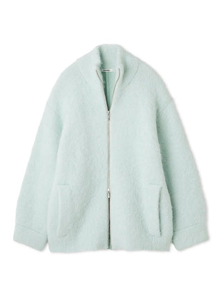 Alpaca Shaggy Zip Coat