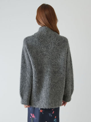 Alpaca Shaggy Zip Coat