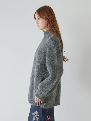 Alpaca Shaggy Zip Coat