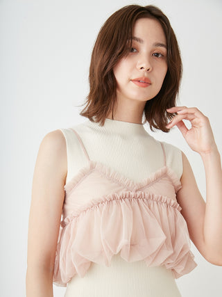 Tulle Set Knit Dress