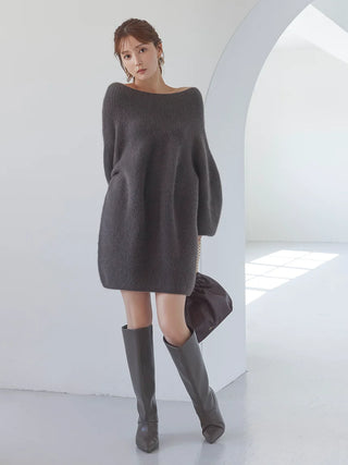 【Coming Soon】 Raccoon Mini Knit Dress