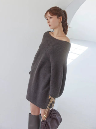 【Coming Soon】 Raccoon Mini Knit Dress