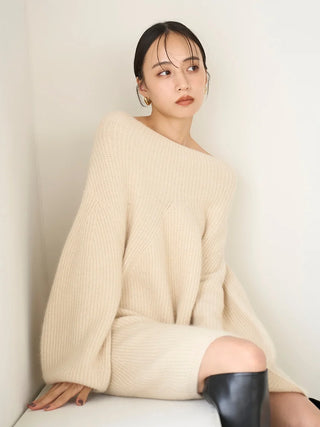 【Coming Soon】 Raccoon Mini Knit Dress