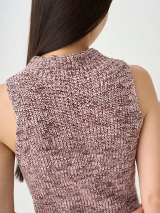 Mini Knit Dress in PINK, Premium Women's Knitwear at SNIDEL USA.