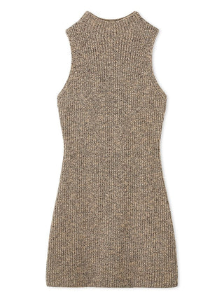 Mini Knit Dress in GRAY, Premium Women's Knitwear at SNIDEL USA.