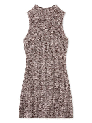 Mini Knit Dress in PINK, Premium Women's Knitwear at SNIDEL USA.