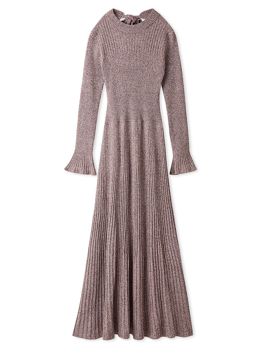 Backless Maxi Knit Dress SNIDEL Backless Maxi Knit Dress SNIDEL