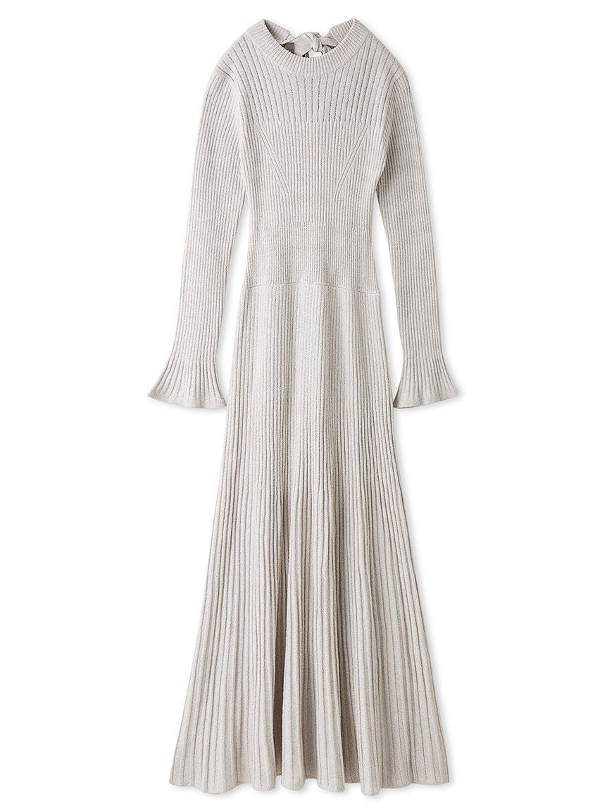 Backless Maxi Knit Dress SNIDEL Backless Maxi Knit Dress SNIDEL