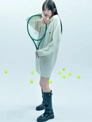 LACOSTE Skipper Knit Dress