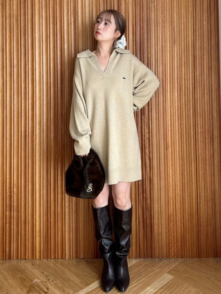 LACOSTE Skipper Knit Dress