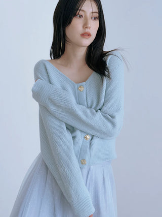 Tulle skirt set with cardigan