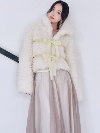 Tulle skirt set with cardigan