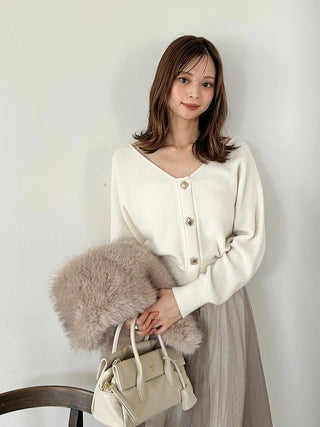 Tulle skirt set with cardigan