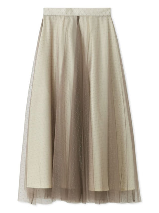 Tulle skirt set with cardigan