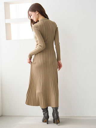 Front Button Knit Dress
